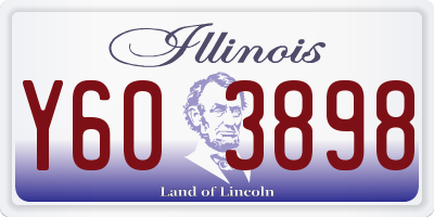 IL license plate Y603898