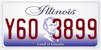 IL license plate Y603899