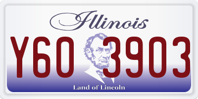 IL license plate Y603903