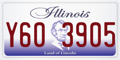 IL license plate Y603905