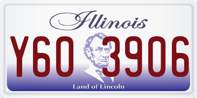 IL license plate Y603906