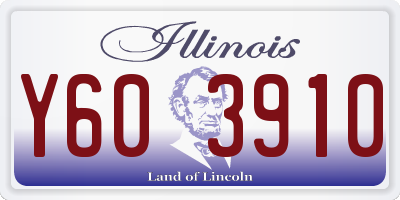 IL license plate Y603910