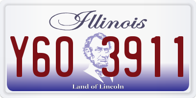 IL license plate Y603911