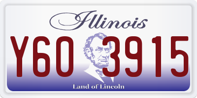 IL license plate Y603915