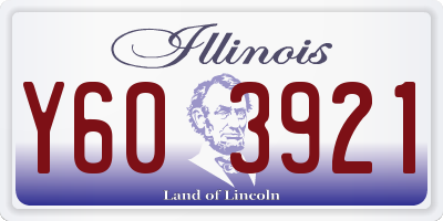IL license plate Y603921