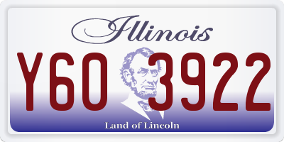 IL license plate Y603922