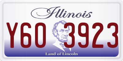 IL license plate Y603923