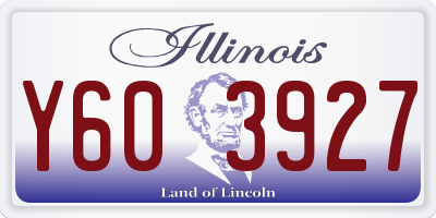 IL license plate Y603927