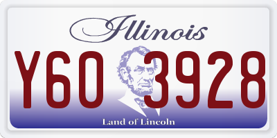 IL license plate Y603928