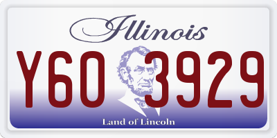 IL license plate Y603929