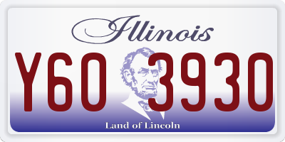IL license plate Y603930