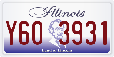 IL license plate Y603931