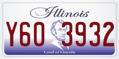 IL license plate Y603932