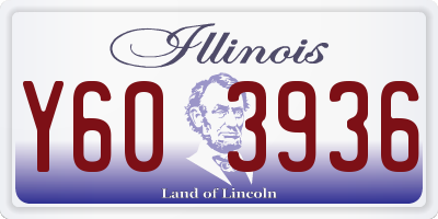 IL license plate Y603936