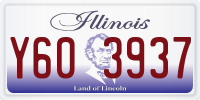 IL license plate Y603937