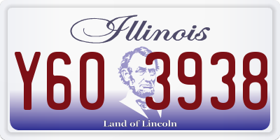 IL license plate Y603938