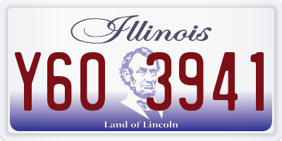 IL license plate Y603941