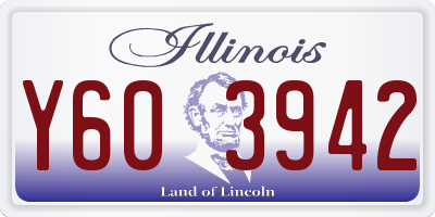 IL license plate Y603942