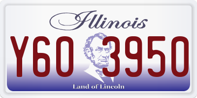IL license plate Y603950