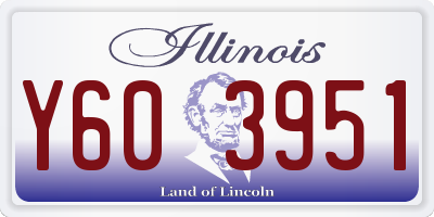IL license plate Y603951