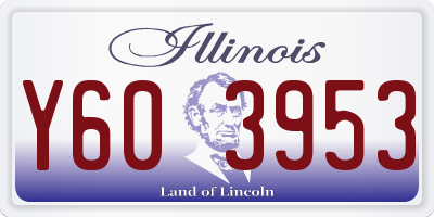 IL license plate Y603953
