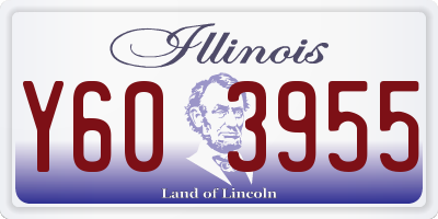 IL license plate Y603955