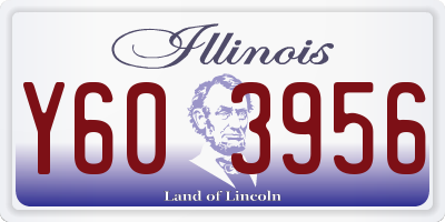 IL license plate Y603956