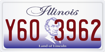 IL license plate Y603962
