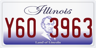 IL license plate Y603963