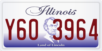 IL license plate Y603964