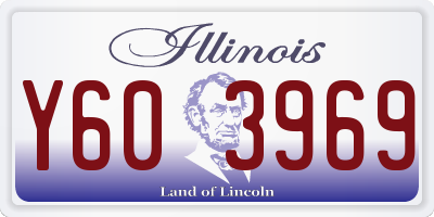 IL license plate Y603969