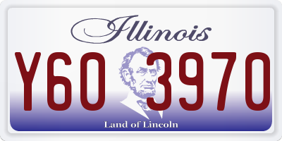IL license plate Y603970