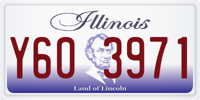 IL license plate Y603971
