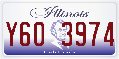 IL license plate Y603974
