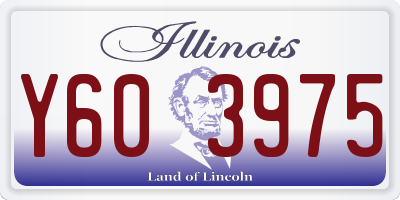 IL license plate Y603975