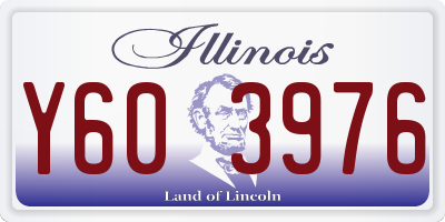 IL license plate Y603976