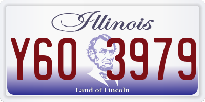 IL license plate Y603979