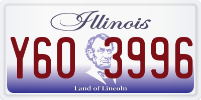IL license plate Y603996
