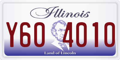 IL license plate Y604010
