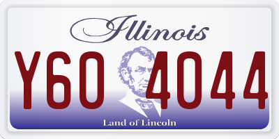 IL license plate Y604044