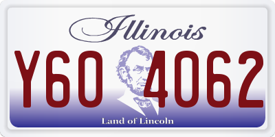 IL license plate Y604062