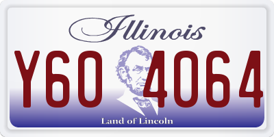 IL license plate Y604064