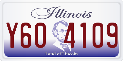 IL license plate Y604109