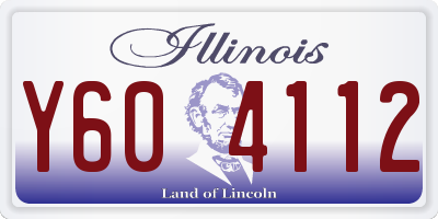IL license plate Y604112