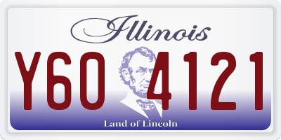IL license plate Y604121