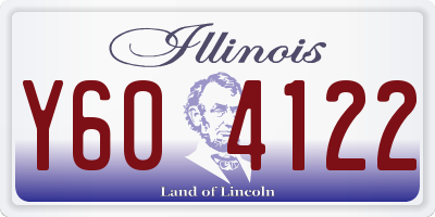 IL license plate Y604122
