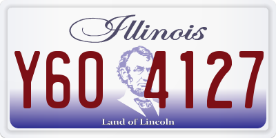 IL license plate Y604127