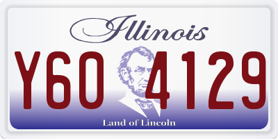 IL license plate Y604129