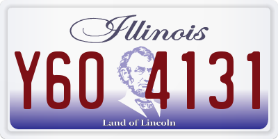 IL license plate Y604131
