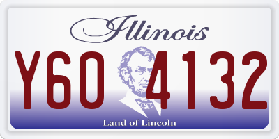 IL license plate Y604132